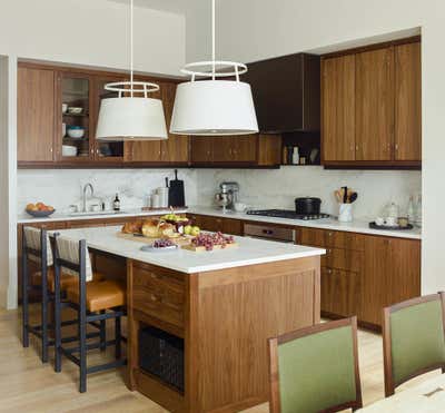  Mid-Century Modern Apartment Kitchen. Sterling Mason by Dumais ID.