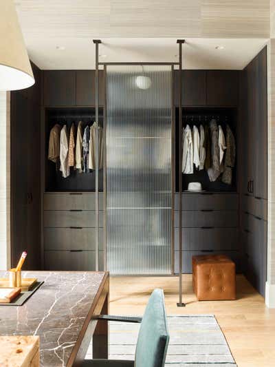 Contemporary Apartment Storage Room and Closet. Sterling Mason by Dumais ID.
