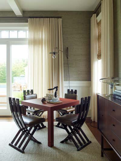  Contemporary Vacation Home Dining Room. Bridgehampton by Dumais ID.