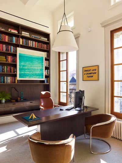  Mid-Century Modern Office Office and Study. Fifth Avenue by Dumais ID.