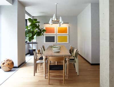  Eclectic Apartment Dining Room. Chelsea Landmark by Dumais ID.