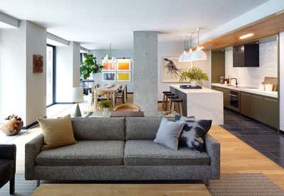  Transitional Apartment Living Room. Chelsea Landmark by Dumais ID.