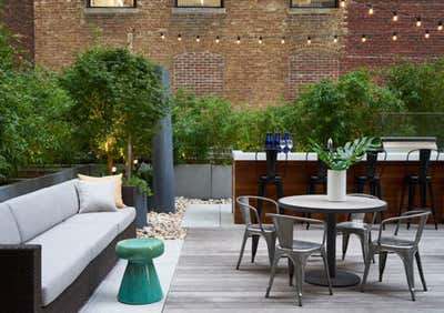  Industrial Apartment Patio and Deck. Chelsea Landmark by Dumais ID.