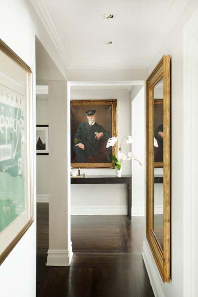  Transitional Apartment Entry and Hall. Central Park West Apartment by BA Torrey.