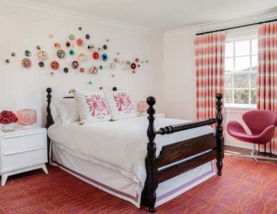  Eclectic Family Home Bedroom. Marin County Family Residence by ECHE.