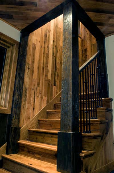  Rustic Vacation Home Entry and Hall. Cottonwood Cabin by Box Street Design.