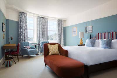  Eclectic Hotel Bedroom. University Arms Cambridge by Martin Brudnizki Design Studio.