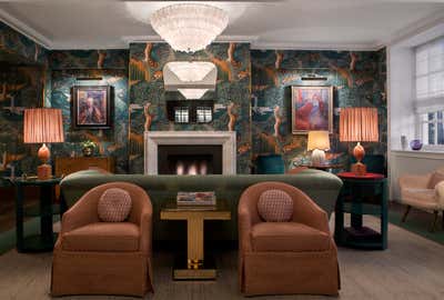  Hotel Lobby and Reception. The Coral Room by Martin Brudnizki Design Studio.