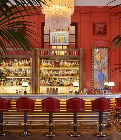 Hotel Bar and Game Room. The Coral Room by Martin Brudnizki Design Studio.