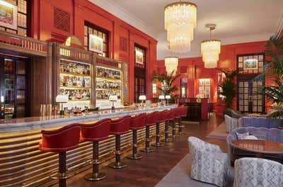  Hotel Bar and Game Room. The Coral Room by Martin Brudnizki Design Studio.