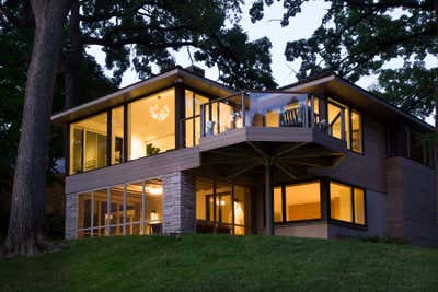  Modern Family Home Exterior. Burnham Remodel by Martha Dayton Design.