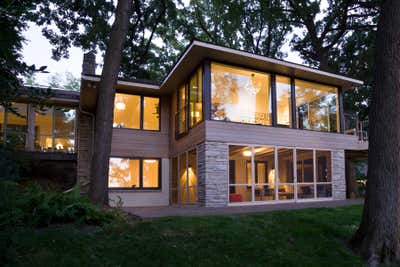 Modern Exterior. Burnham Remodel by Martha Dayton Design.