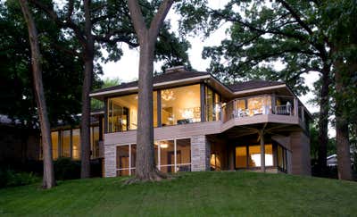 Modern Exterior. Burnham Remodel by Martha Dayton Design.