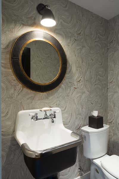  Contemporary Family Home Bathroom. Kenwood Carriage House by Martha Dayton Design.