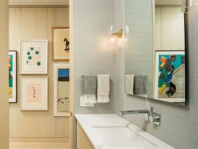 Modern Family Home Bathroom. Lake Minnetonka Modern by Martha Dayton Design.