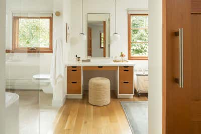  Contemporary Family Home Bathroom. Lake of the Isles Cottage by Martha Dayton Design.
