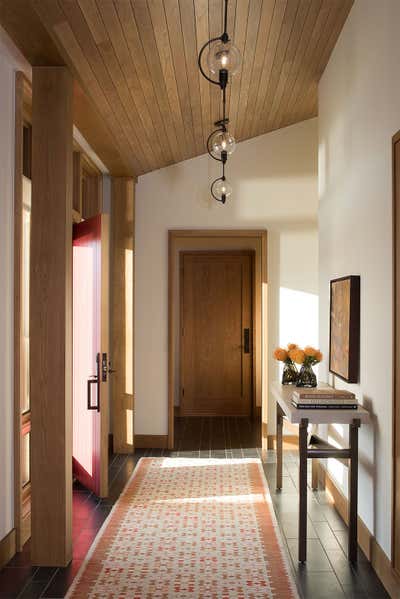  Rustic Country House Entry and Hall. Northern Minnesota River House by Martha Dayton Design.