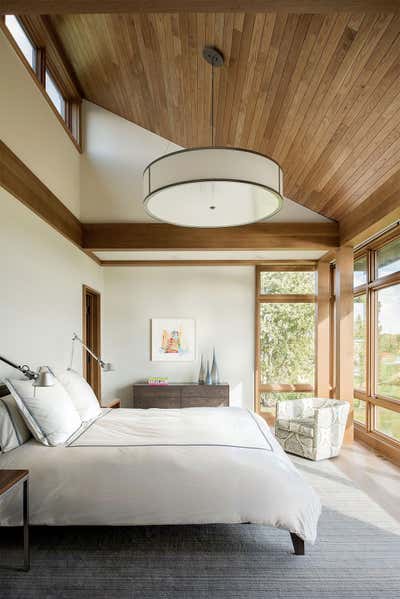  Contemporary Country House Bedroom. Northern Minnesota River House by Martha Dayton Design.