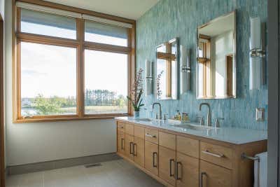  Contemporary Country House Bathroom. Northern Minnesota River House by Martha Dayton Design.