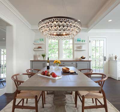 Eclectic Family Home Dining Room. Edina Remodel by Martha Dayton Design.