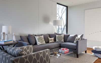  Contemporary Country House Living Room. Lake Minnetonka Retreat Home by Martha Dayton Design.