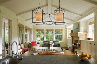  Country Family Home Living Room. Woodland Cottage by Martha Dayton Design.
