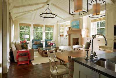  Country Family Home Living Room. Woodland Cottage by Martha Dayton Design.