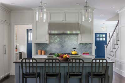  Contemporary Farmhouse Family Home Kitchen. Kenwood Cottage by Martha Dayton Design.