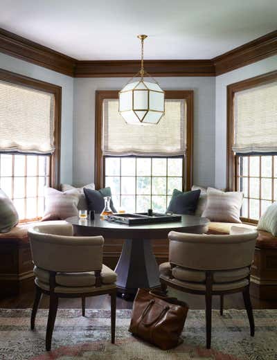  Transitional Family Home Bar and Game Room. Historic Shingle Home in Wellesley Hills  by Nina Farmer Interiors.