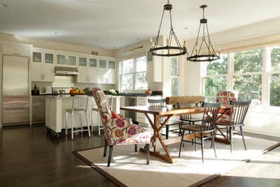  Transitional Family Home Dining Room. Cedar Lake Renovation by Martha Dayton Design.