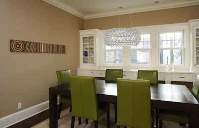 Eclectic Family Home Dining Room. Lake of Isles Restoration by Martha Dayton Design.