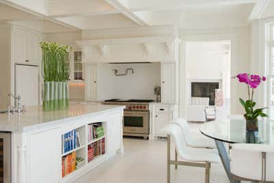 Coastal Beach House Kitchen. Hamptons Project by LJ Interiors NY.