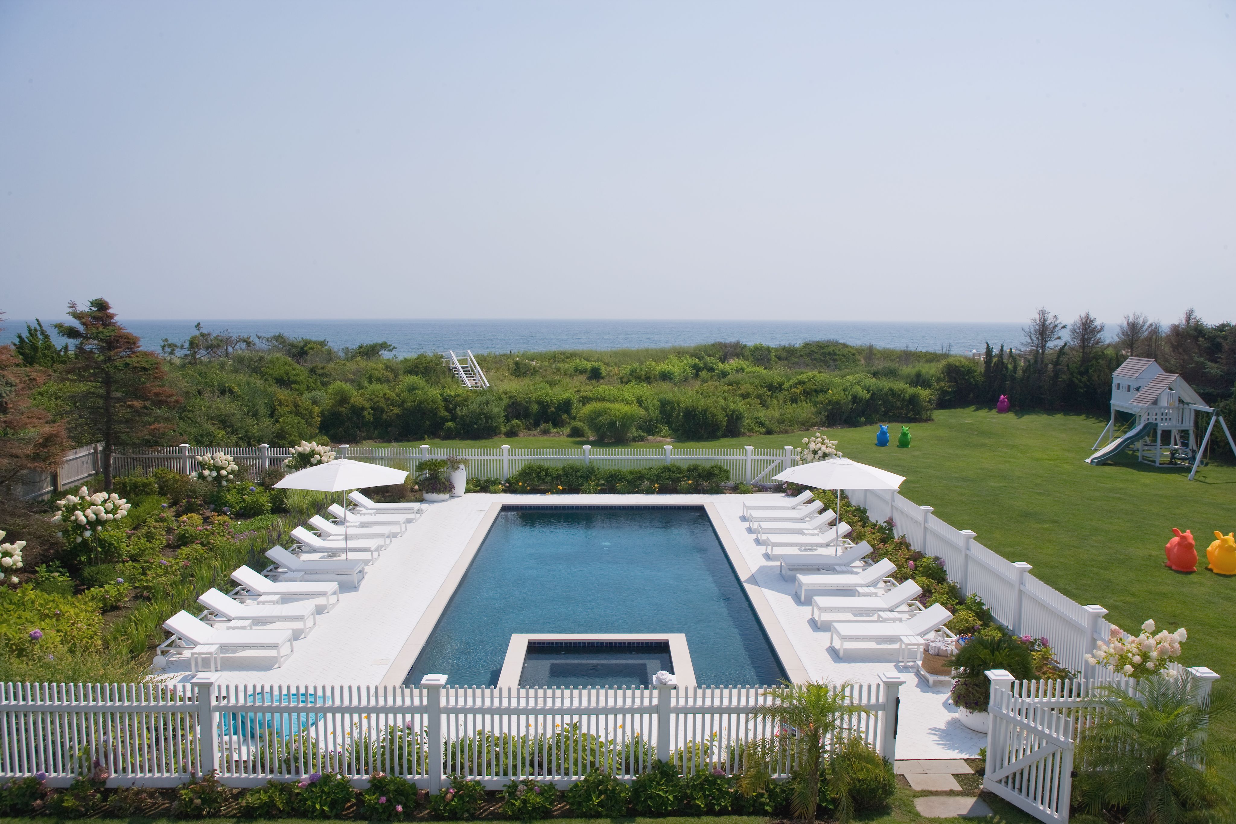 Beach Style Patio and Deck
