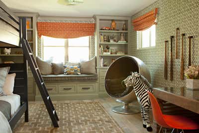  Mid-Century Modern Family Home Children's Room. Trophy Hills by Taylor Borsari Inc..