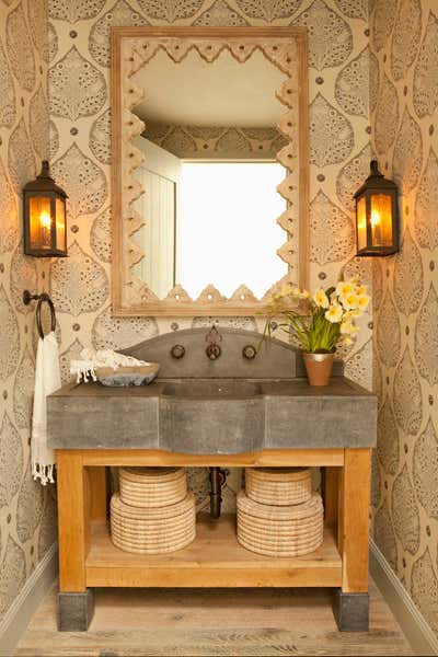  Eclectic Family Home Bathroom. Trophy Hills by Taylor Borsari Inc..