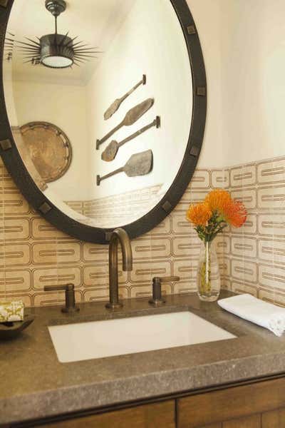  Moroccan Family Home Bathroom. Lagunita by Taylor Borsari Inc..