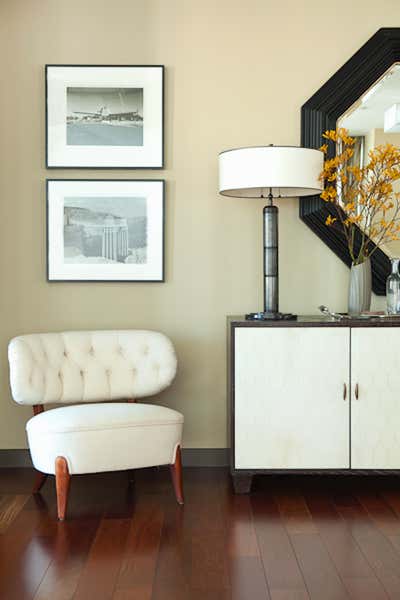  Art Deco Apartment Bedroom. Panorama by Taylor Borsari Inc..