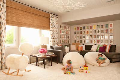  Eclectic Family Home Children's Room. Vista Drive by Taylor Borsari Inc..
