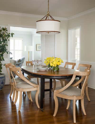  Preppy Beach Style Family Home Dining Room. Brentwood by Stefani Stein.