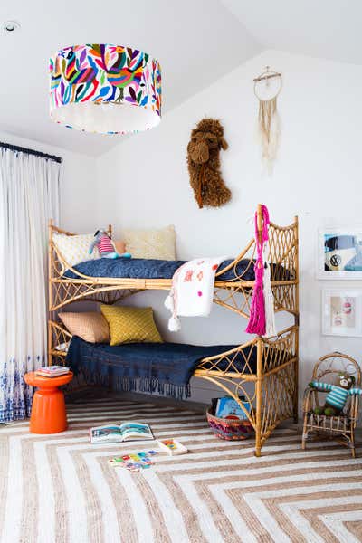  Beach Style Beach House Children's Room. 60s Beach Pad by Dehn Bloom Design.