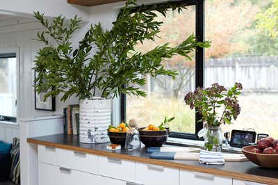 Beach Style Beach House Kitchen. Sonoma Farmhouse by Dehn Bloom Design.