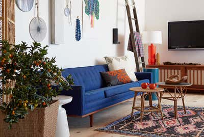  Eclectic Beach House Living Room. Sonoma Farmhouse by Dehn Bloom Design.
