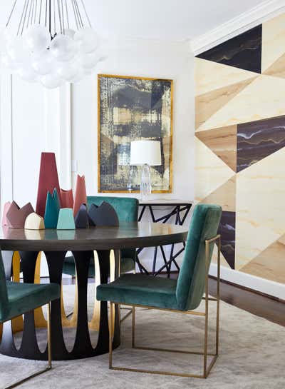  Mid-Century Modern Modern Family Home Dining Room. New Era Modern by Aida Interior Designs.