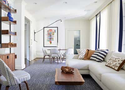  Mid-Century Modern Family Home Living Room. New Era Modern by Aida Interior Designs.