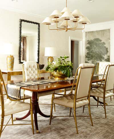 Contemporary Family Home Dining Room. Light & Airy Family Home by Aida Interior Designs.