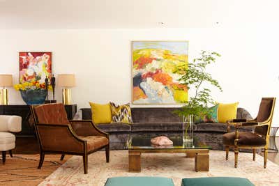  Mid-Century Modern Family Home Living Room. Mid-Century Remodel by Aida Interior Designs.