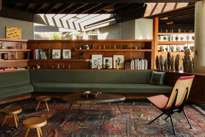  Mid-Century Modern Family Home Office and Study. Lautner Harpel House by Mark Haddawy.
