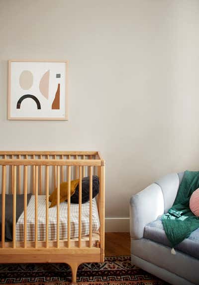 Mid-Century Modern Apartment Children's Room. 20th Street by Tali Roth Designs.