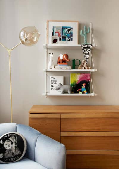 Eclectic Apartment Children's Room. 20th Street by Tali Roth Designs.
