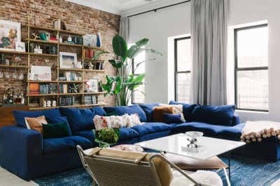  Industrial Apartment Living Room. Tribeca Loft by Tali Roth Designs.